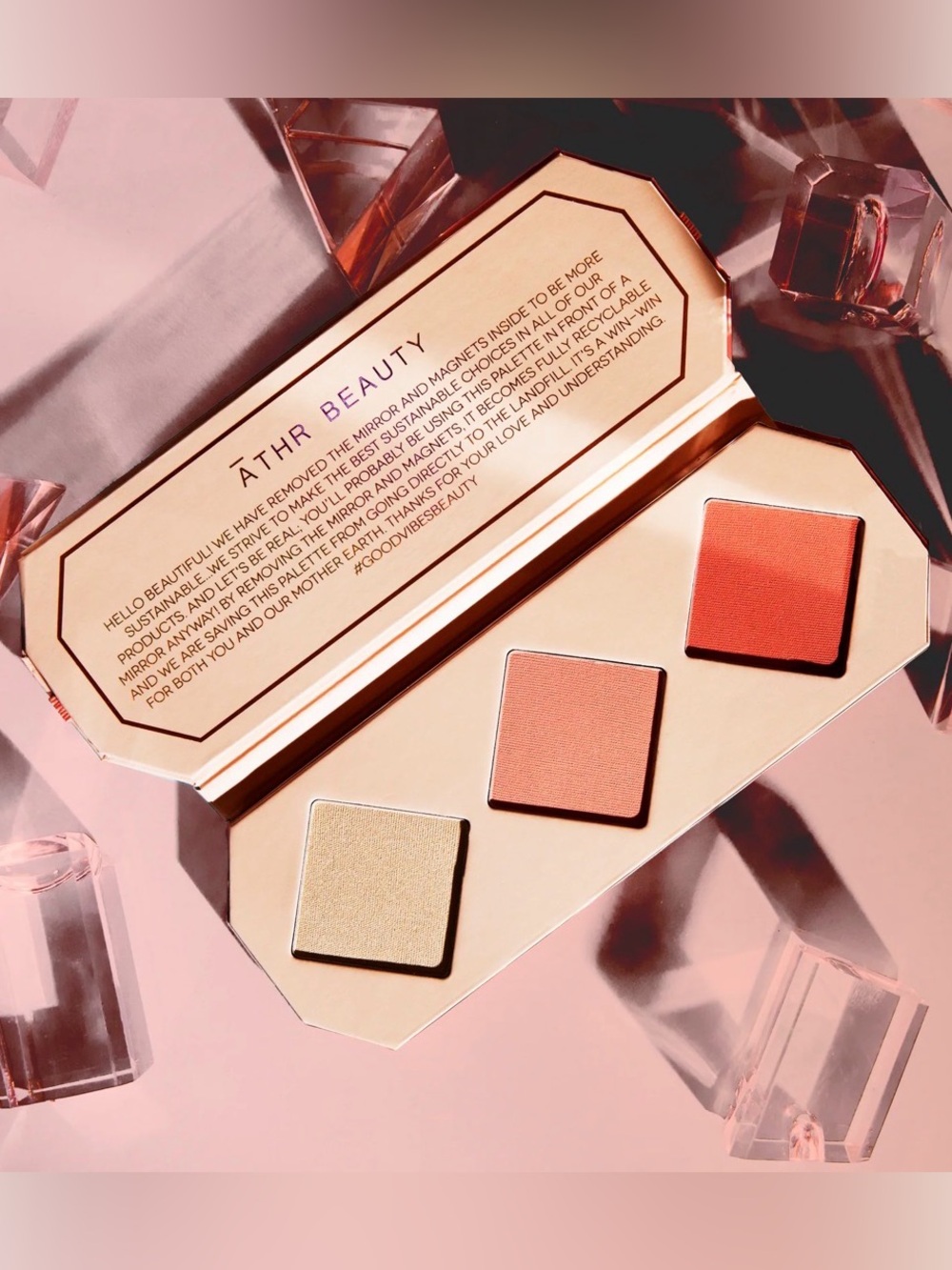 ATHR Beauty Crystal Charged Cheek Palette